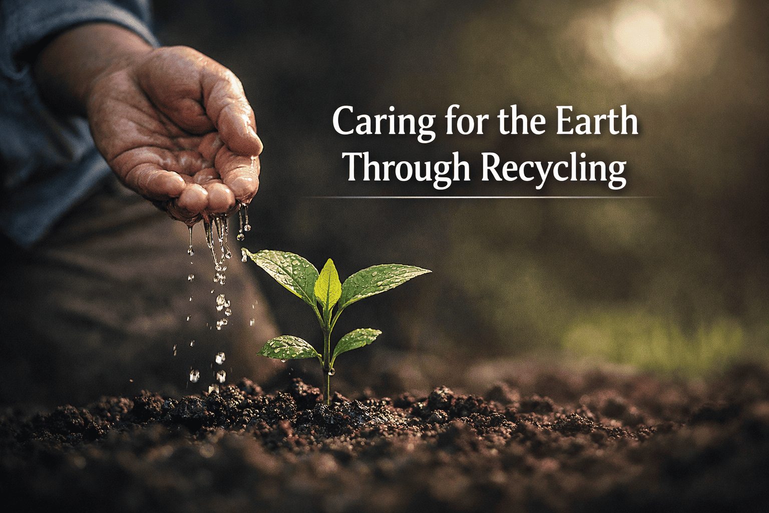 Caring for the earth through recycling